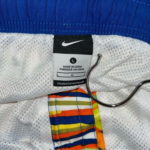 Nike Board Shorts Men’s Size Extra Large XL Colourful Pattern Vintage Lined Swim - Picture 7 of 9